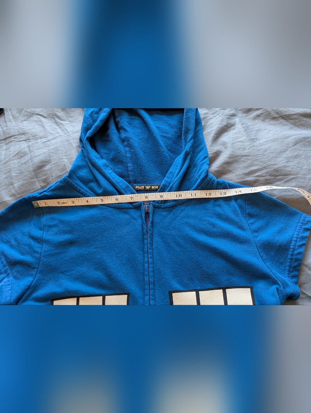 Blue TARDIS Inspired Hooded Romper - Doctor Who - Picture 4 of 10